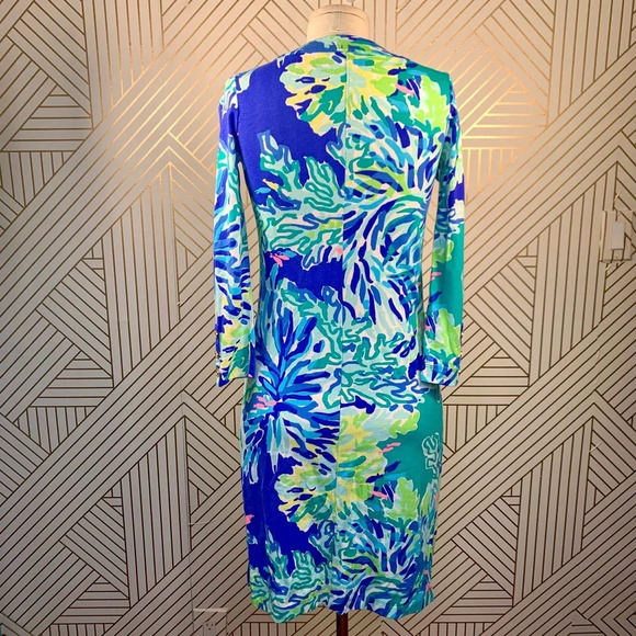 Lilly Pulitzer‎ Riva Dress in Wade and Sea Print - Picture 8 of 11